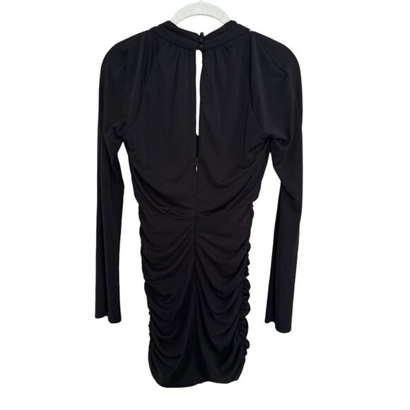 Cinq a Sept Tiffy Wrap Effect Ruched Jersey Mini Dress - Picture 5 of 5